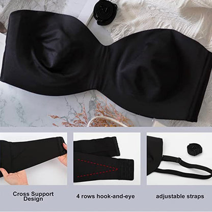CurveComfort - Detachable Strap Bandeau Bra